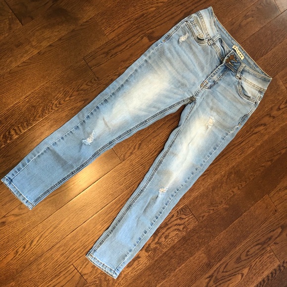 Ankle light wash jeans - Picture 1 of 3